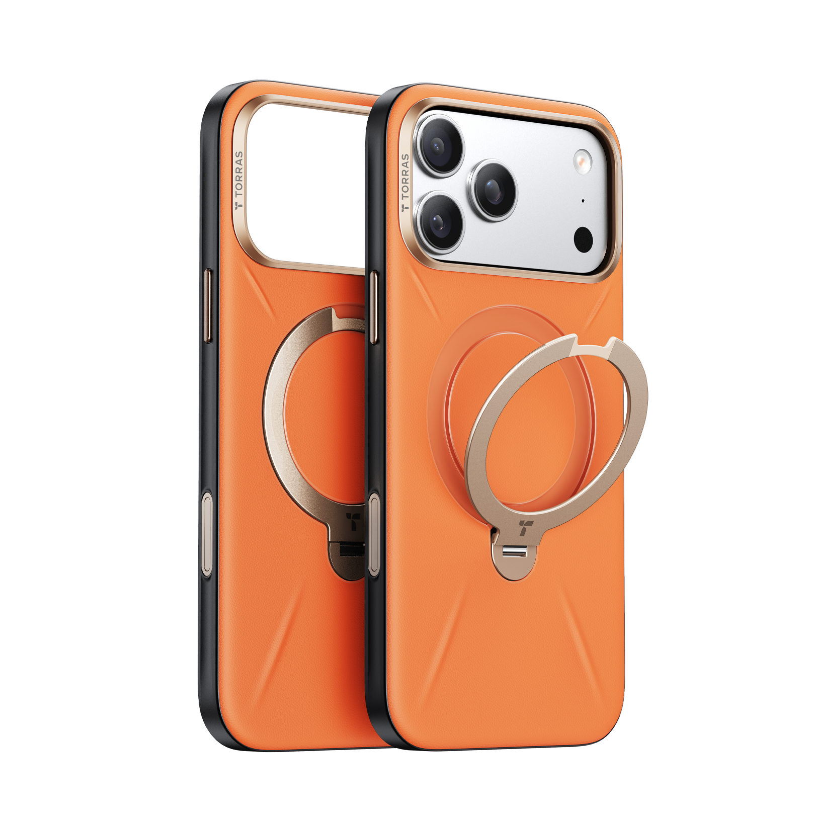 TORRAS Ostand Spin VegSkin Series Case for iPhone 17 Pro Max (6.9
