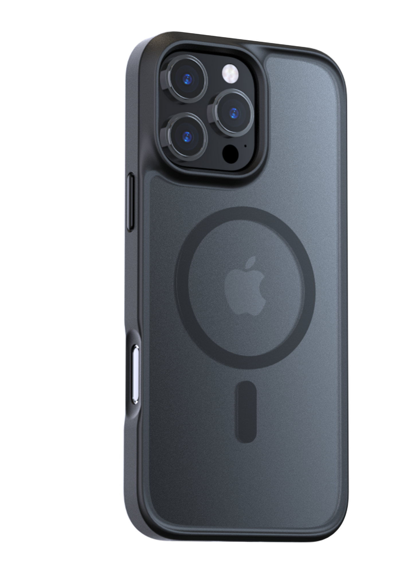 TORRAS Magnetic Shockproof for iPhone 16 Pro Case, [Compatible with MagSafe] [Mil-Grade Drop Tested] Translucent Slim Protective Case for iPhone 16 Pro Anti-Fingerprint Anti-Scratch, Black