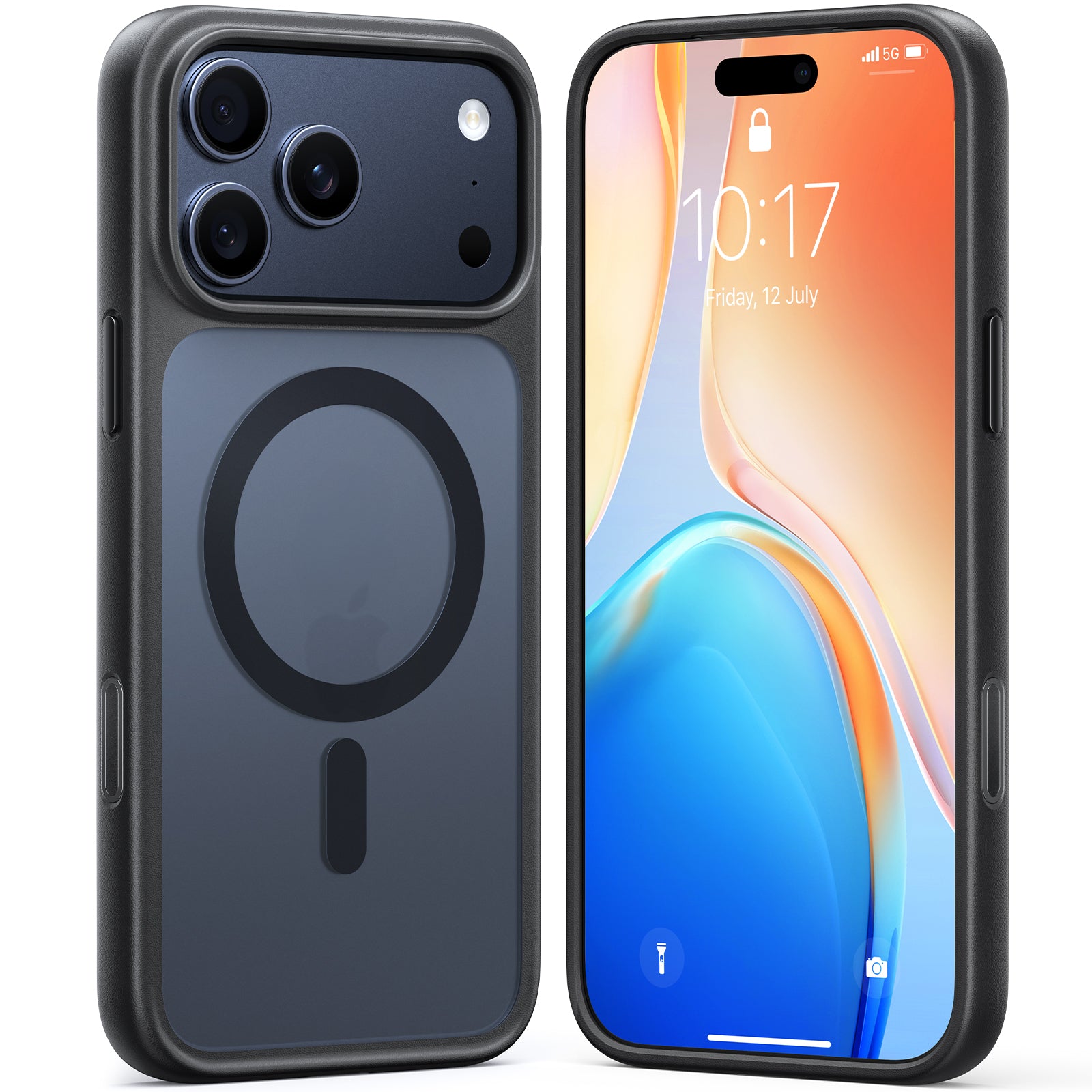 TORRAS Magnetic Shockproof for iPhone 17 Pro Case, Compatible with Mag