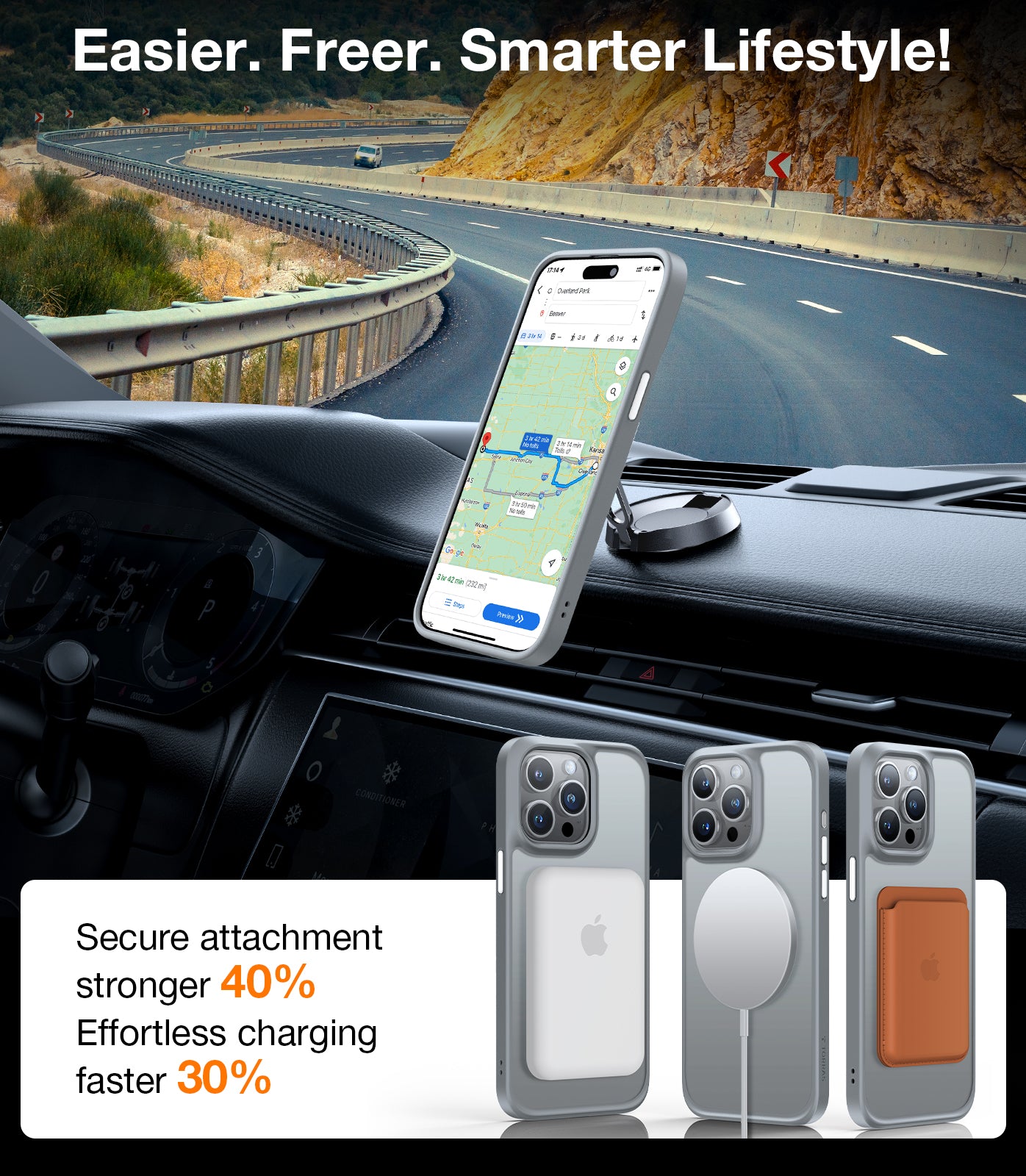 TORRAS Magnetic Guardian Designed for iPhone 15 Pro Max Case, [Mil-Grade Drop Tested] [Compatible with MagSafe] Slim Frosted, Translucent Slim Protective Case for 15 Pro Max Anti-Fingerprint Anti-ScratchCase for iPhone 15 Pro Max Phone Case (6.7") Grey