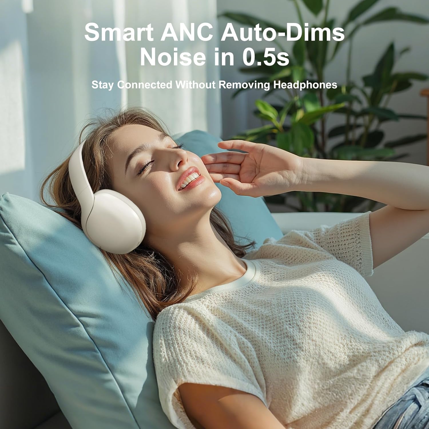 LINKLIKE HS1 Over-Ear Headphones - White
