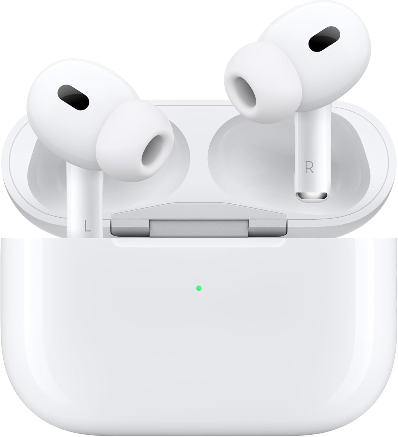 Apple AirPods Pro 2 Wireless Earbuds, Bluetooth Headphones, Active Noise Cancellation, Hearing Aid Feature, Transparency, Personalized Spatial Audio, High-Fidelity Sound, H2 Chip, USB-C Charging (International Version HK)