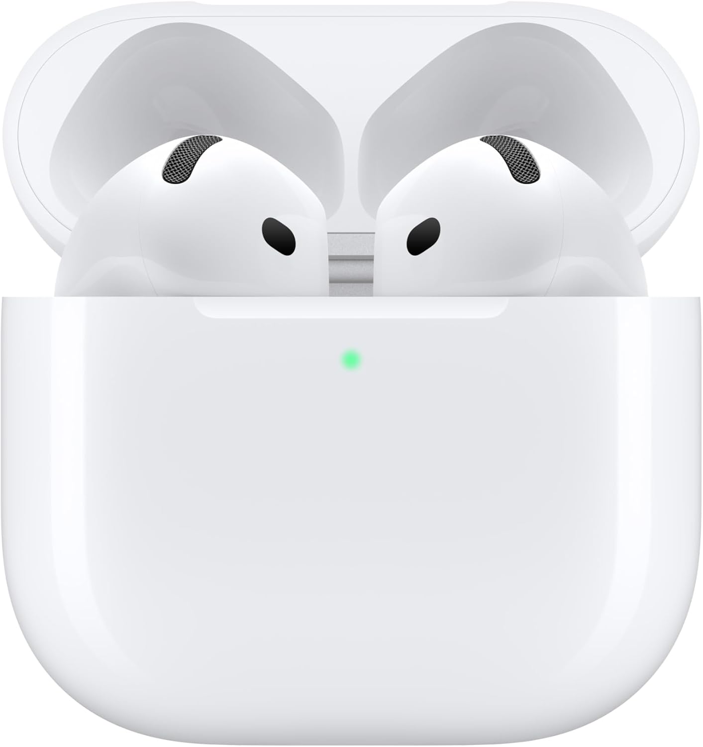 Apple AirPods 4 Wireless Earbuds, Bluetooth Headphones, with Active Noise Cancellation, Adaptive Audio, Transparency Mode, Personalized Spatial Audio, USB-C Charging Case, Wireless Charging, H2 Chip (International Version HK)