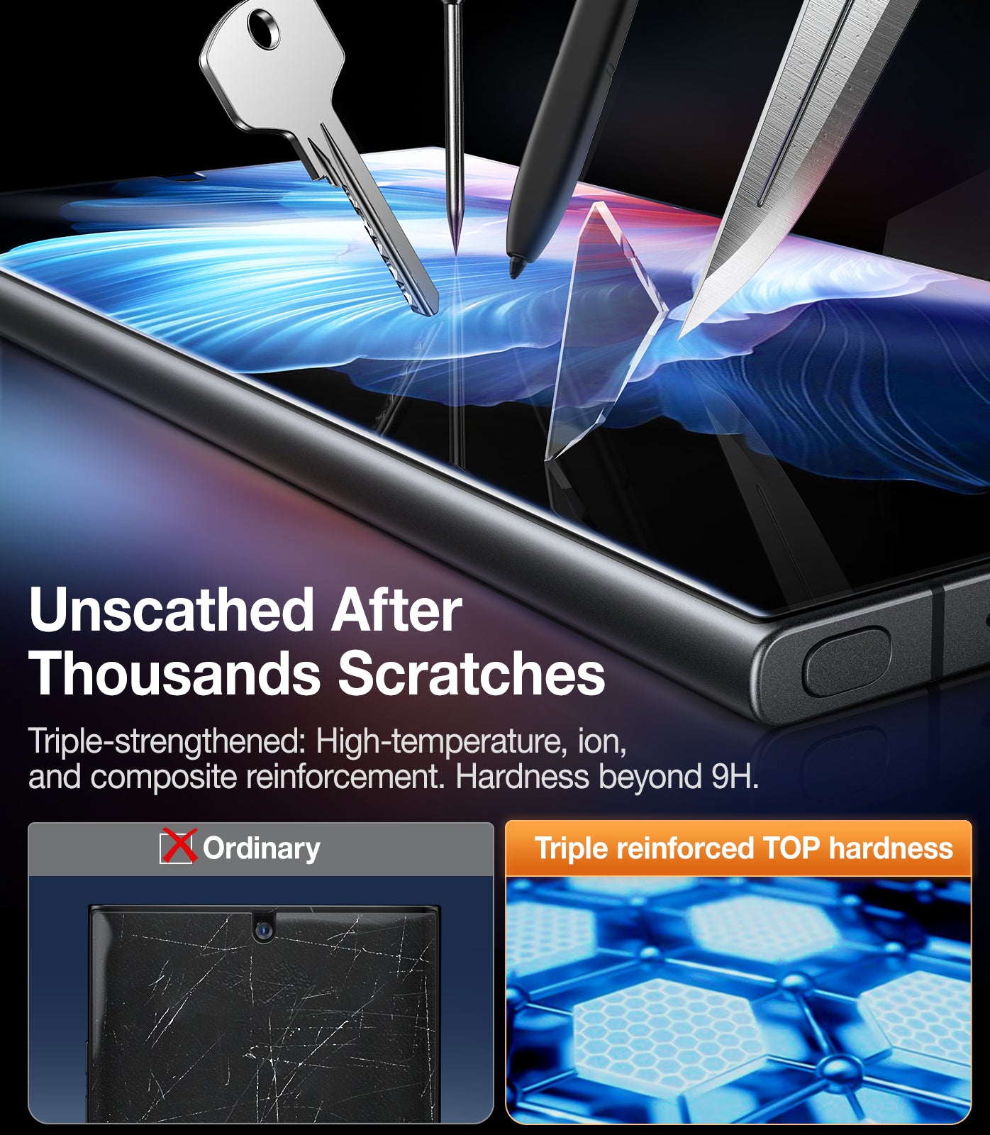 Top-Notch Diamond Shield for Samsung Galaxy S24 Ultra Screen Protector