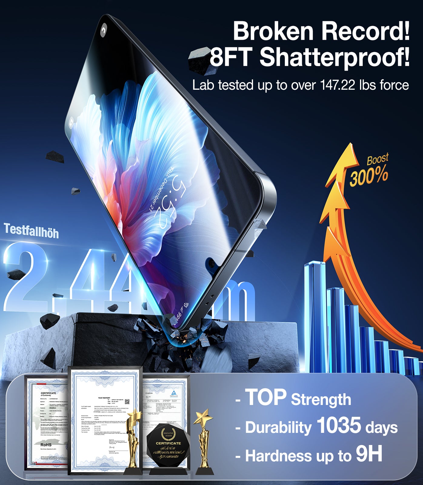 Top-Notch Diamond Shield for Samsung Galaxy S24 Screen Protector