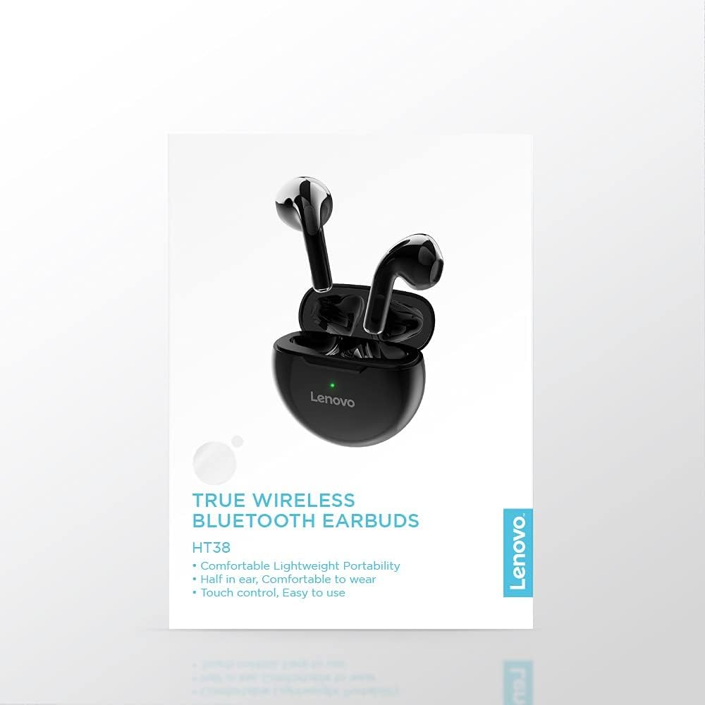 Lenovo HT38 TWS Wireless Headphones Black