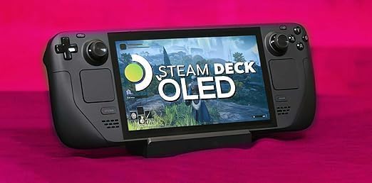 Valve Steam Deck 512GB Handheld Console 7 Inch 60Hz Touch Display 16GB LPDDR5 RAM BT 5.0 HD Haptics 6 Axis IMU SteamOS 3.0 2 Band WiFi 40Whr Battery 2 8H Game Play USB-C