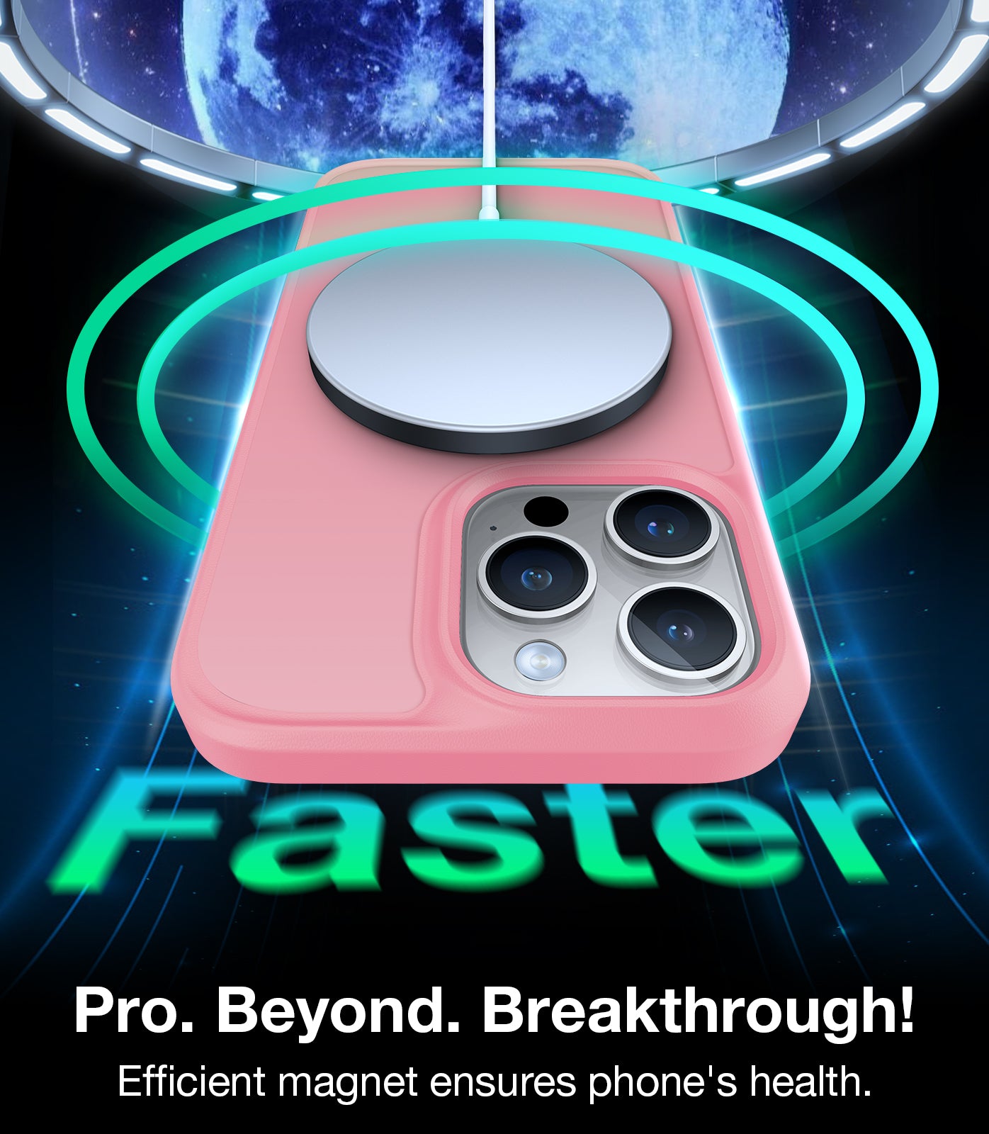 TORRAS Magnetic Guardian Designed for iPhone 15 Pro Max Case, [Mil-Grade Drop Tested] [Compatible with MagSafe] Slim Frosted, Translucent Slim Protective Case for 15 Pro Max Anti-Fingerprint Anti-ScratchCase for iPhone 15 Pro Max Phone Case (6.7") Pink