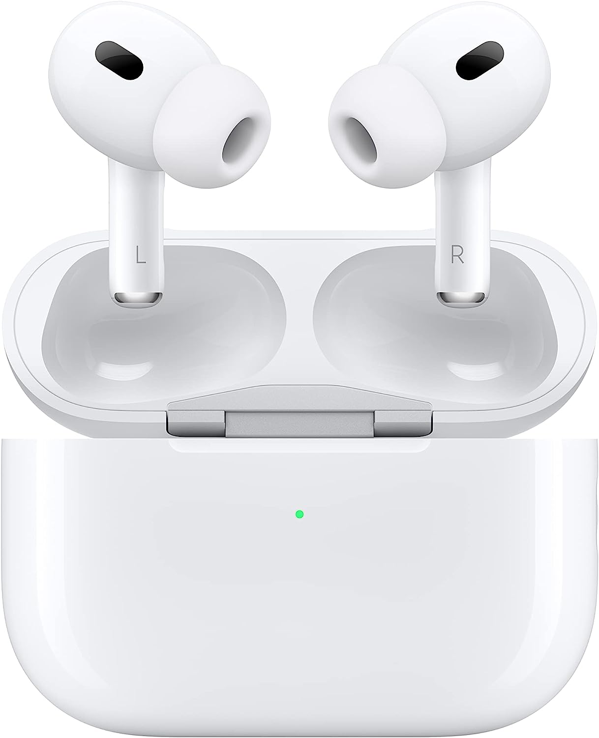 Apple AirPods Pro 2 Wireless Earbuds, Bluetooth Headphones, Active Noise Cancellation, Hearing Aid Feature, Transparency, Personalized Spatial Audio, High-Fidelity Sound, H2 Chip, USB-C Charging (International Version HK)