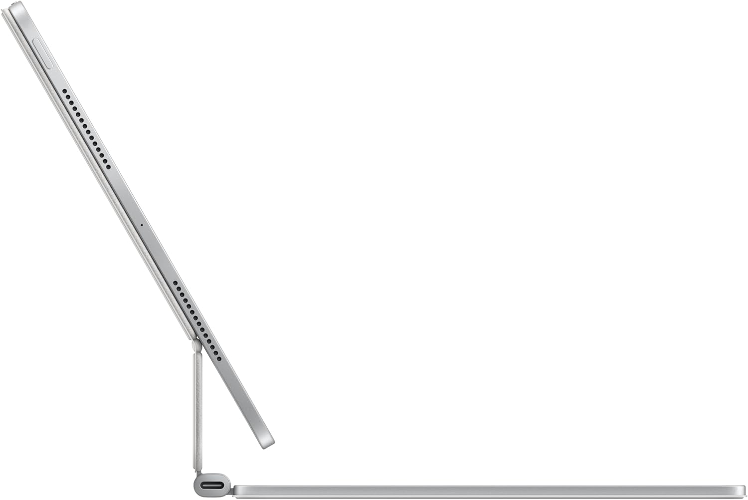 Apple iPad Magic Keyboard for iPad Pro 11-inch (M4), Great Typing Experience, Built-in Trackpad, Function Row, Arabic White