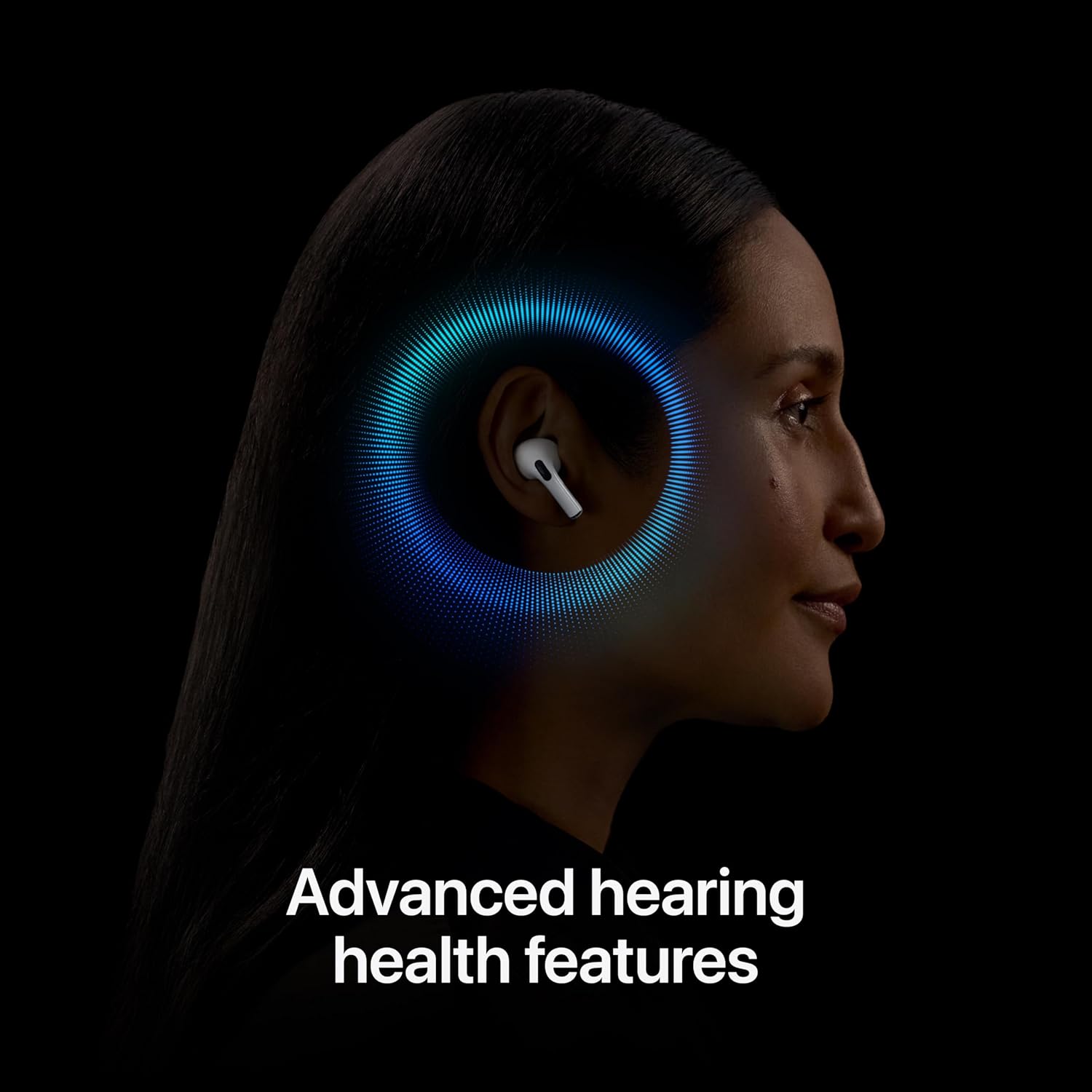 Apple AirPods Pro 2 Wireless Earbuds, Bluetooth Headphones, Active Noise Cancellation, Hearing Aid Feature, Transparency, Personalized Spatial Audio, High-Fidelity Sound, H2 Chip, USB-C Charging (International Version HK)