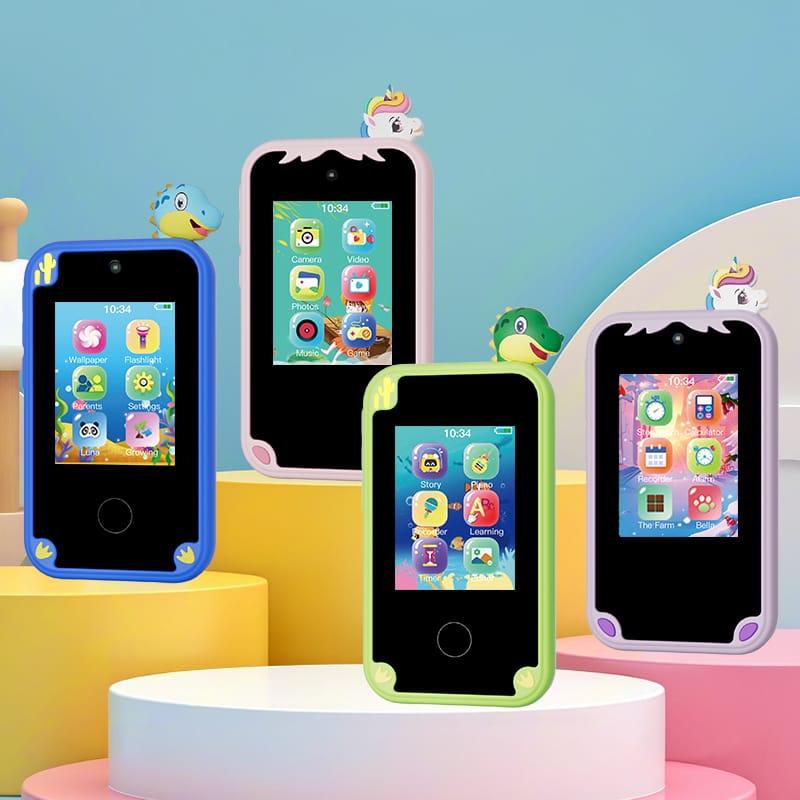 Airmez Magical Learning Adventures Await! The Purple Unicorn Smartphone - Dual Cameras, Games, Music & Fun! Perfect Gift for Kids!