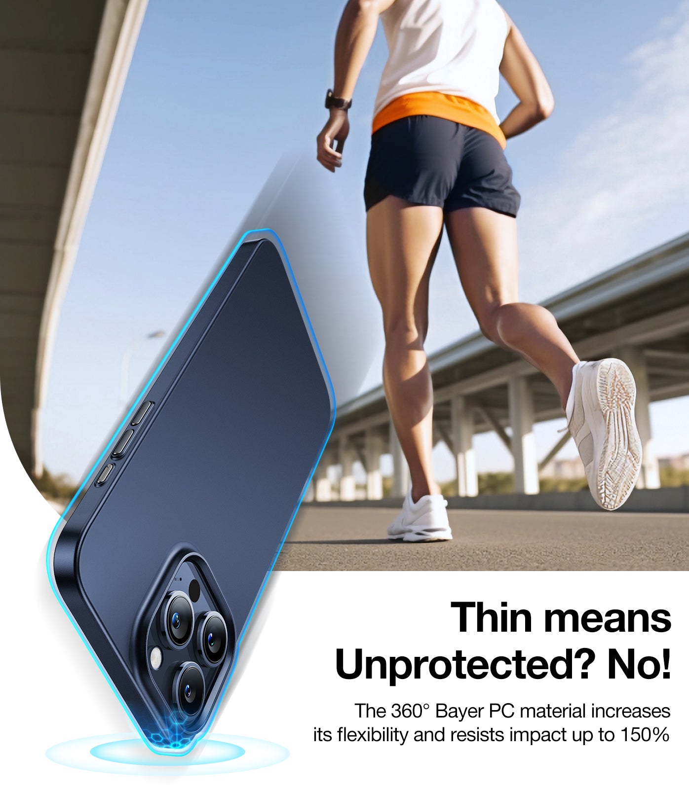 TORRAS Magnetic Slim Fit Designed for iPhone 15 Pro Case 2023, [Compatible with MagSafe] [Ultra Thin] Protective Matte Hard PC Cover Anti-Scratch Phone Case for iPhone 15 Pro, Origin fit-mag, Blue