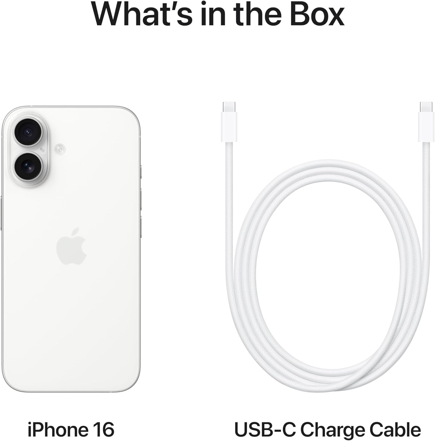 Apple iPhone 16 (512 GB) - White (International Version)