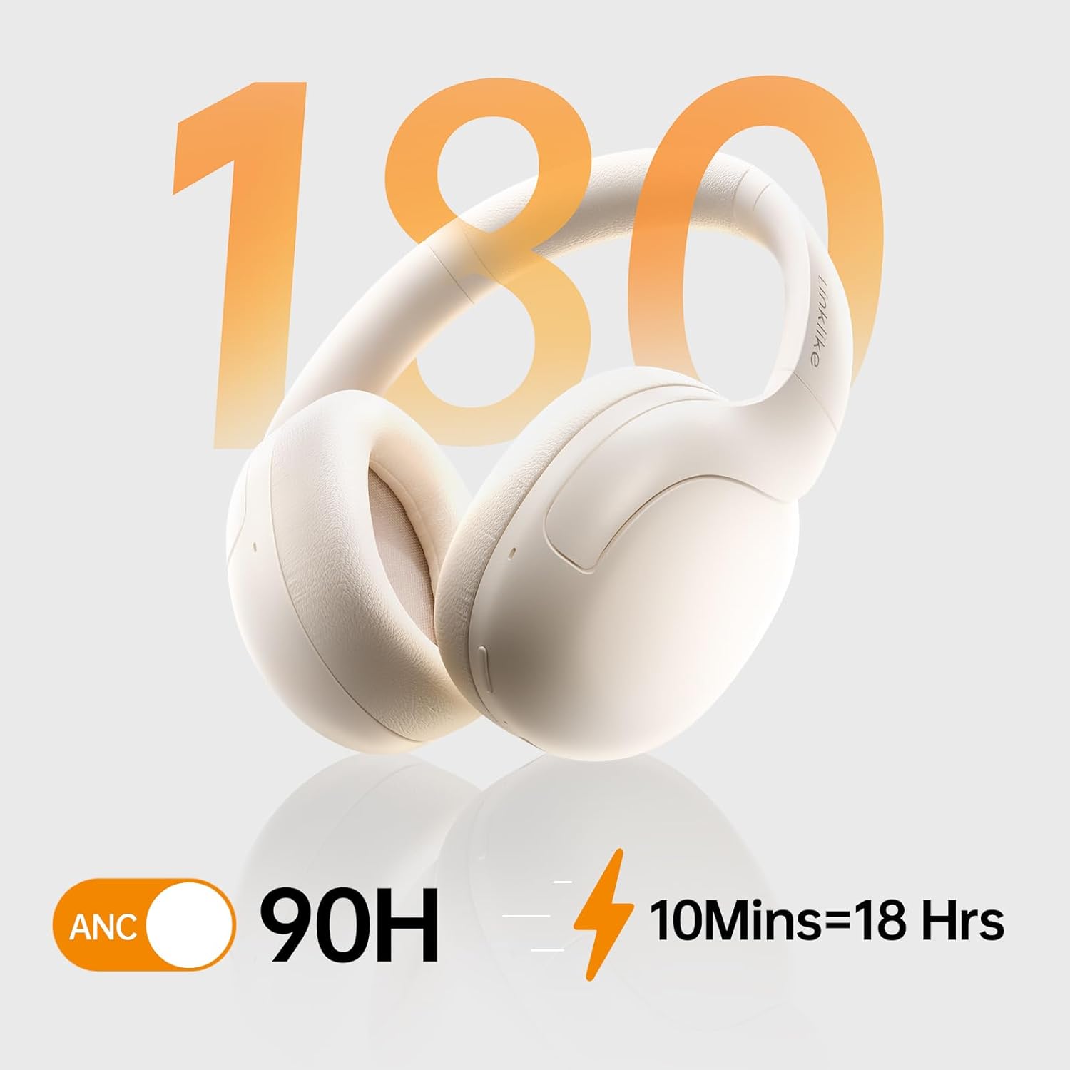 LINKLIKE HS1 Over-Ear Headphones - White