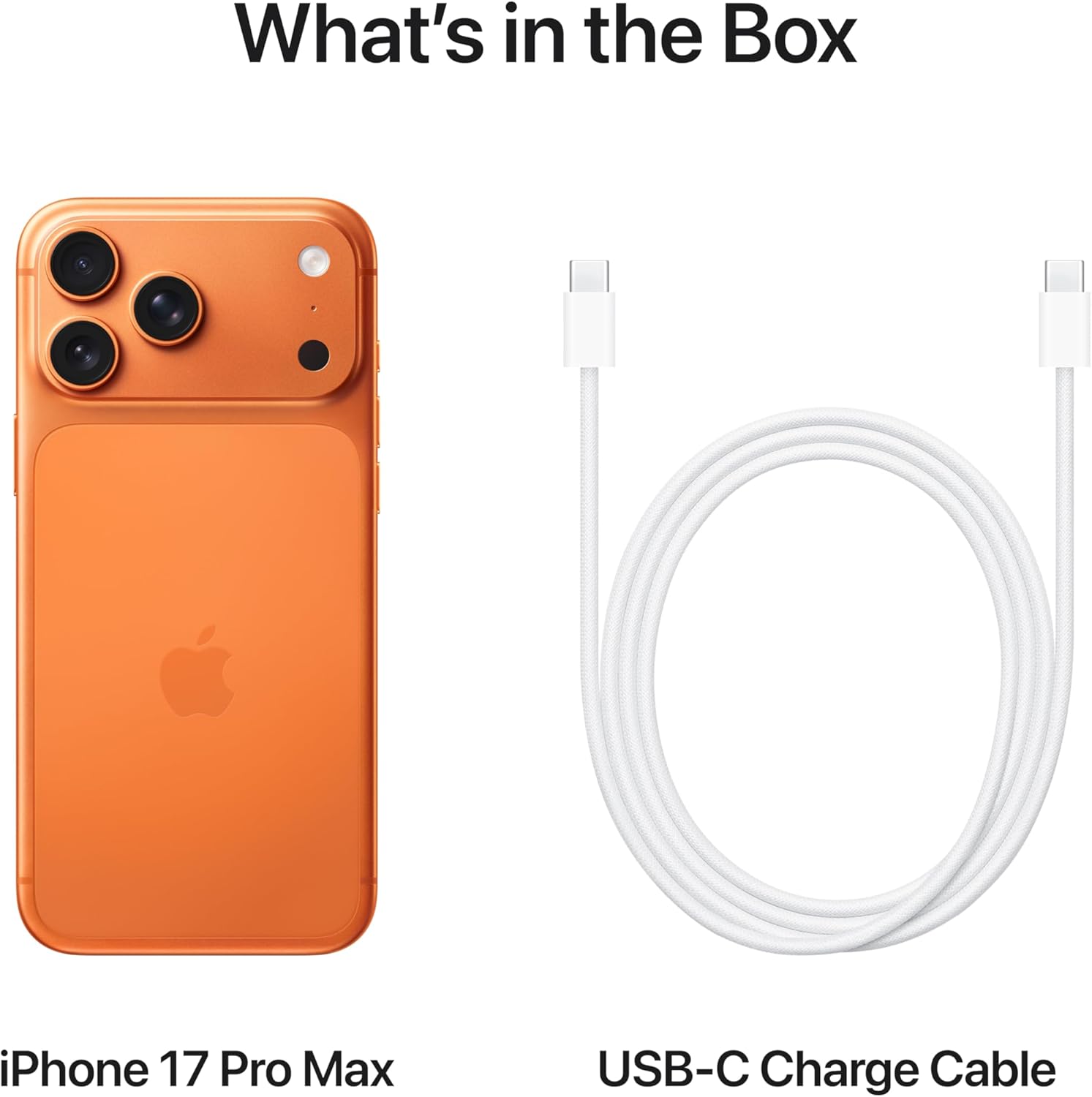 Apple iPhone 17 Pro Max 256GB Cosmic Orange 5G (Nano SIM + eSIM) With FaceTime - International Version HK