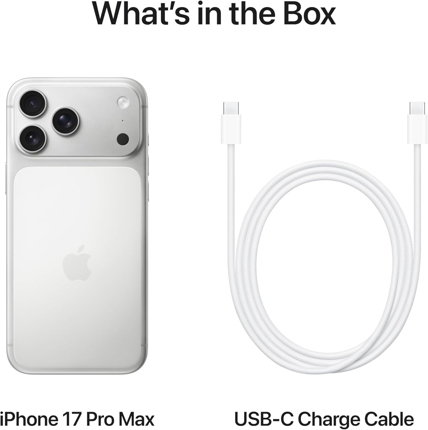 Apple iPhone 17 Pro Max 256GB Silver 5G (Nano SIM + eSIM) With FaceTime - International Version HK