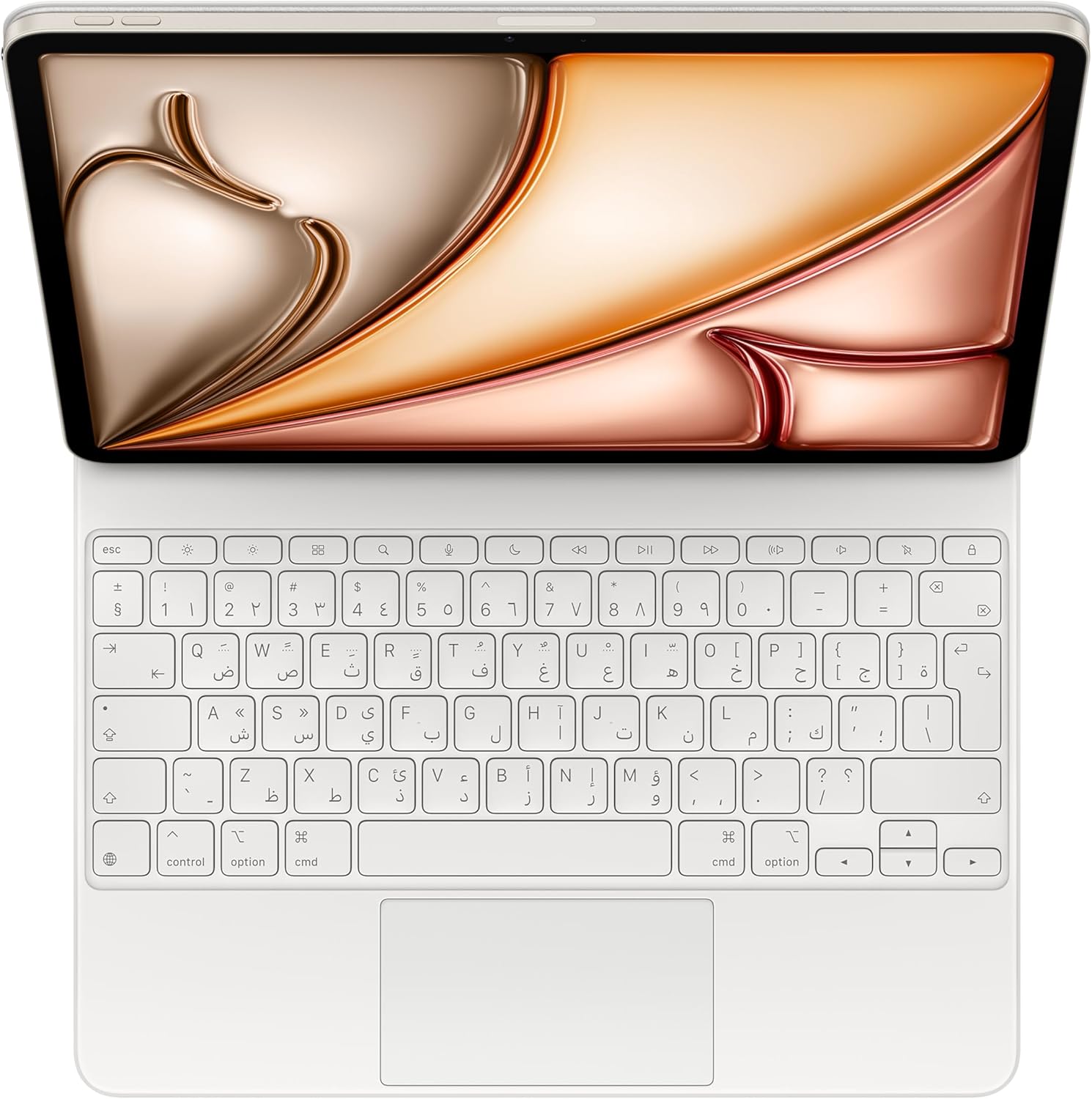 Apple Magic Keyboard for iPad Air 13-inch (M3) - Arabic - White